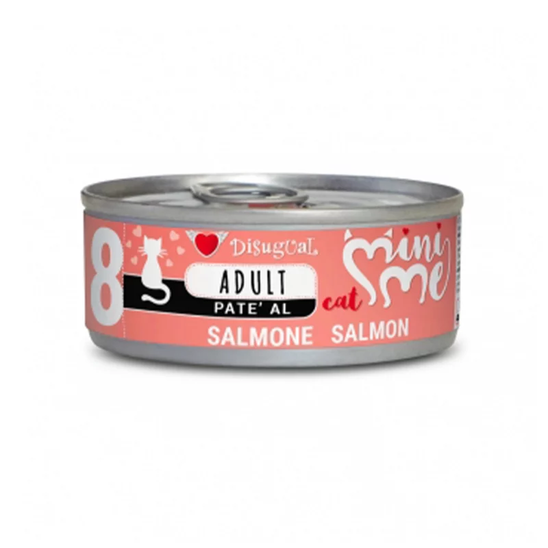Disugual Comida Húmeda Paté de Salmón para Gatos Adultos