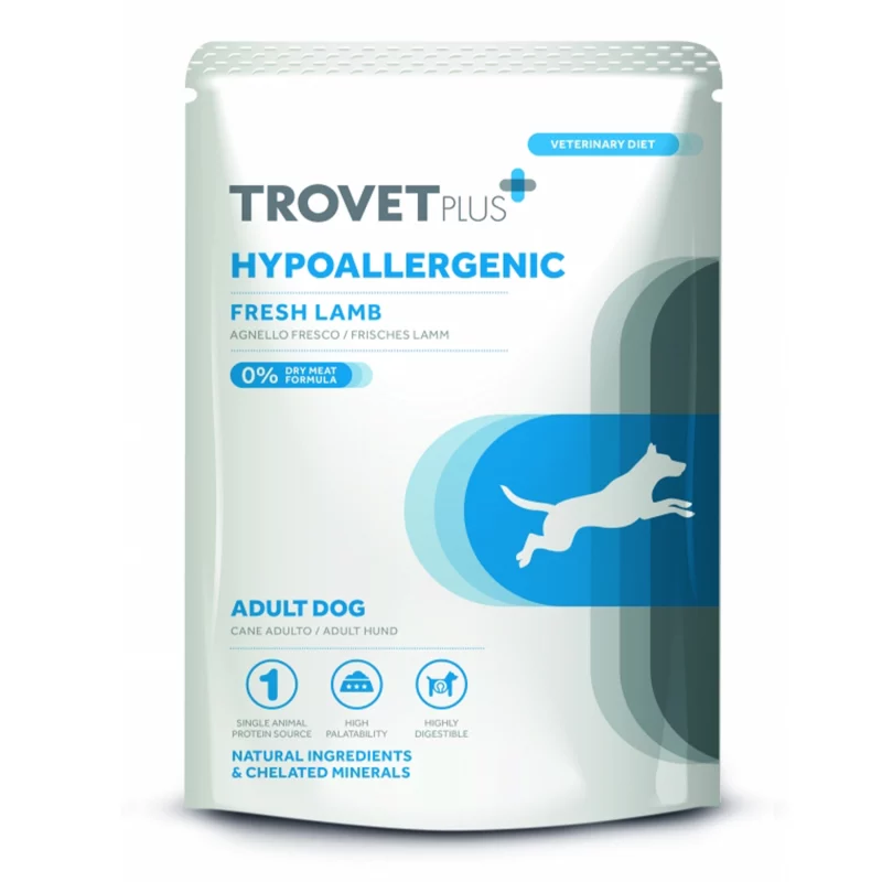 Lata Perro Trovet Hipoalergénico Cordero