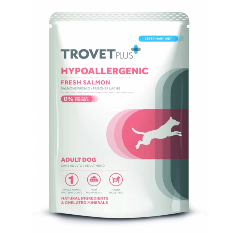 Lata Perro Trovet Hipoalergénico Salmón