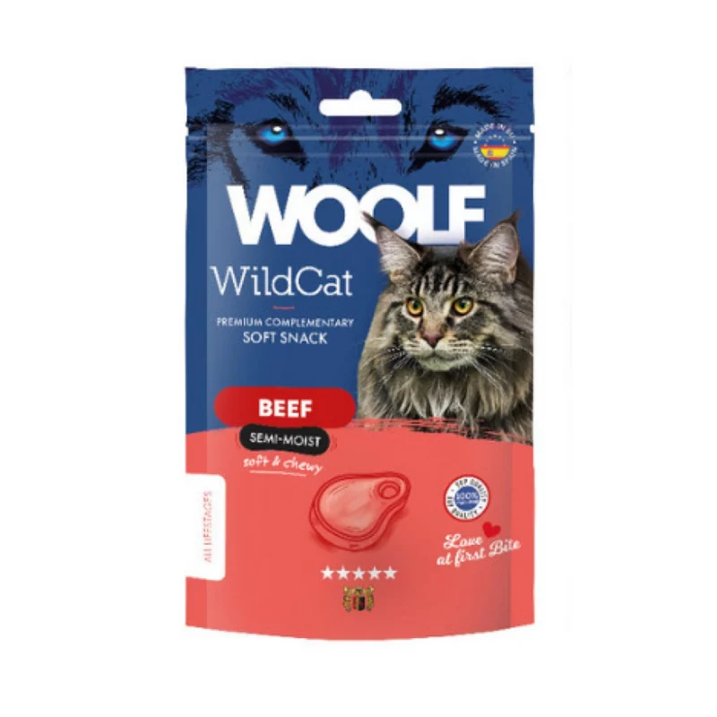 Snack Woolf Wild Cat Semihúmedo