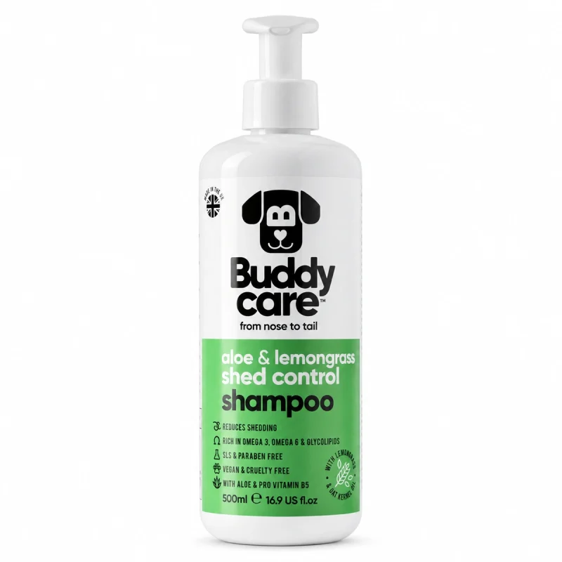Champu Perro Buddy Care Aloe Vera (control muda) 500ml