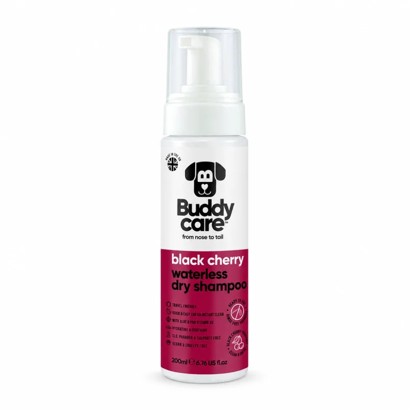 Champu Seco Perro Buddy Care Cereza 200ml