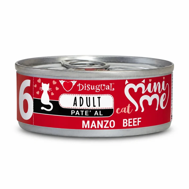 Lata Gato Disugual Adulto Buey (Manzo) 85g