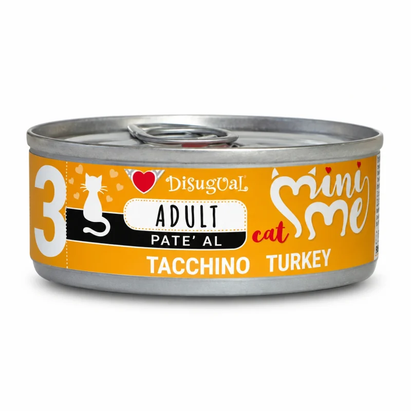 Lata Gato Disugual Adulto Pavo (Tacchino) 85g