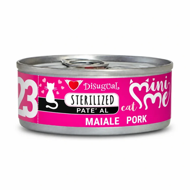 Lata Gato Disugual Esterilizado Cerdo (Maiale) 85g