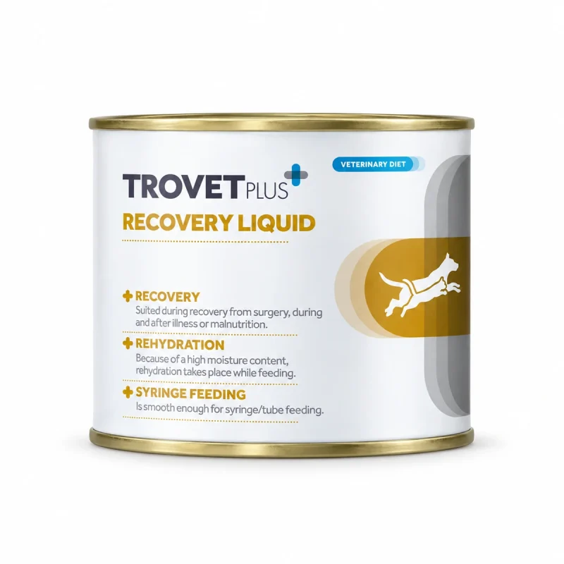 Lata Perro/Gato Trovet Recovery Liquid 190g