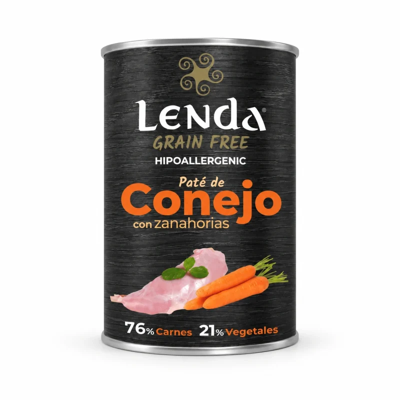 Lata Perro Lenda Adulto Conejo 400g