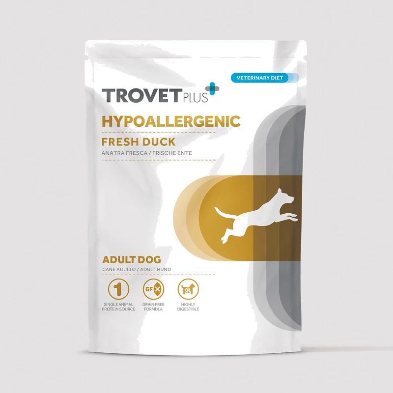 Lata Perro Trovet Hipoalergénico Pato 300g