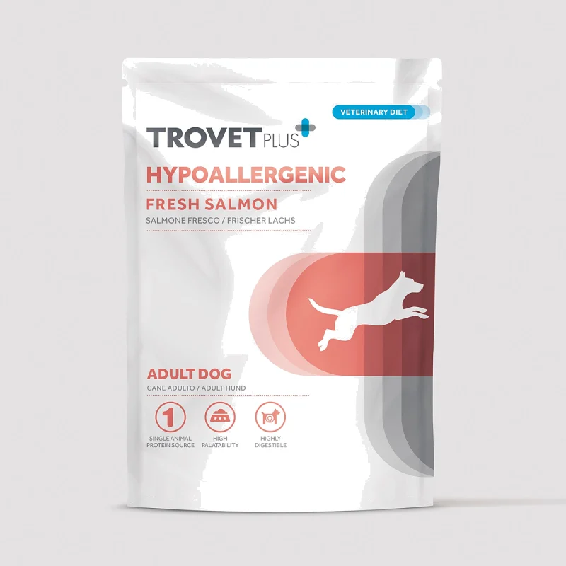 Lata Perro Trovet Hipoalergénico Salmón 300g