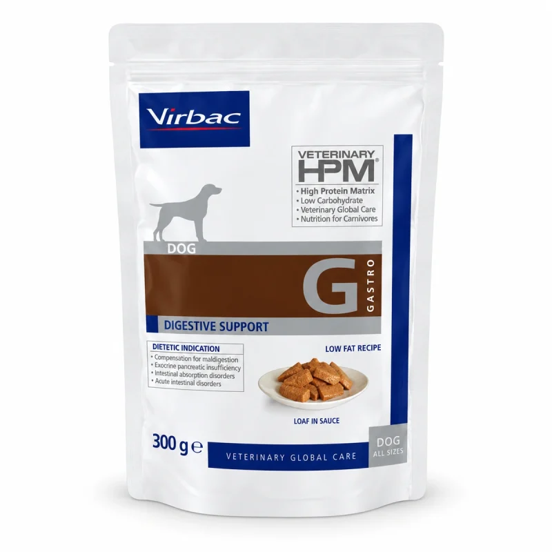 Lata Virbac Dieta HPM Perro - G1 Digestive Support 300 g