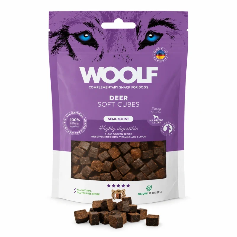 Snack Woolf Semihúmedo Ciervo