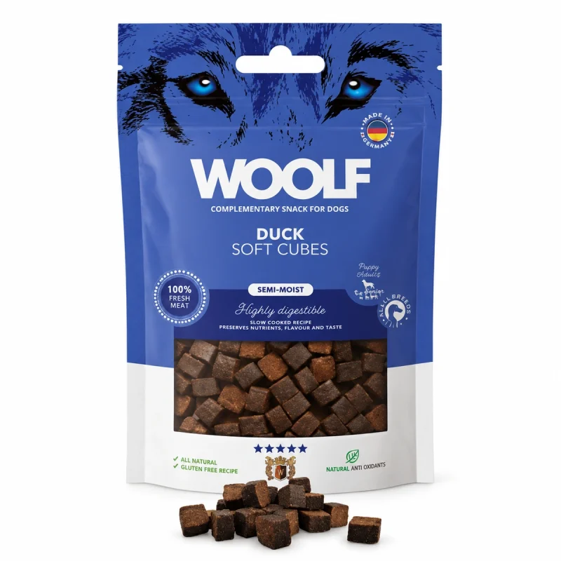 Snack Woolf Semihúmedo Pato