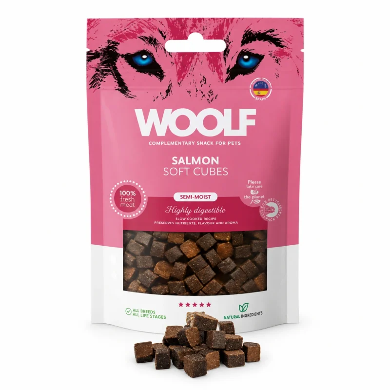 Snack Woolf Semihúmedo Salmon