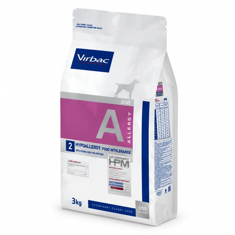 Virbac Dieta HPM Perro - A2 Hypoallergenic 3 kg