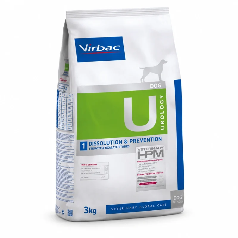 Virbac Dieta HPM Perro - U Urinary 3 kg